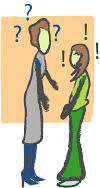 talking