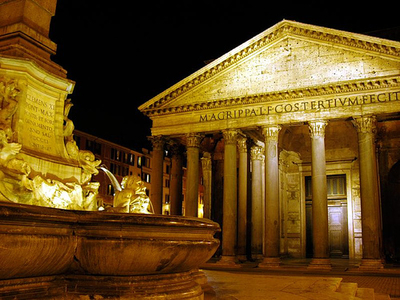 pantheon_night