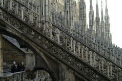 The Duomo façade seen from the piazza