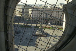 Carved pinnacles on the Duomo roof