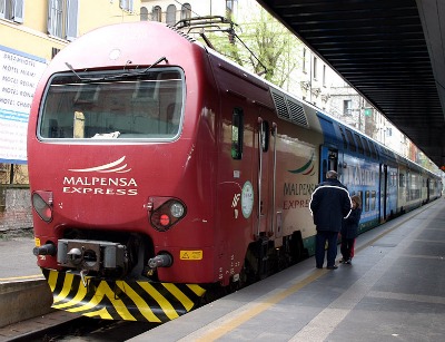 Malpensa Express train at Milano Cadorna