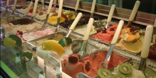 Gelato flavors