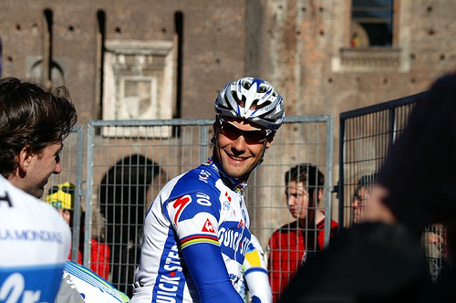 Tom Boonen, at the start of Milano-Sanremo in Milan, March 2008