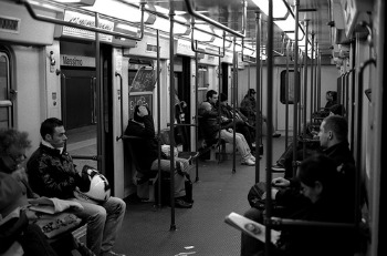 Rome Metro train