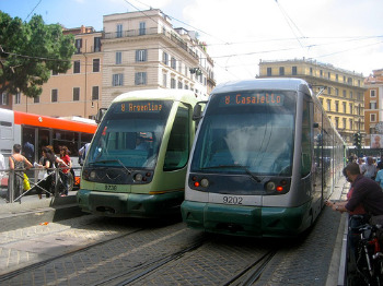 Tram in Rome
