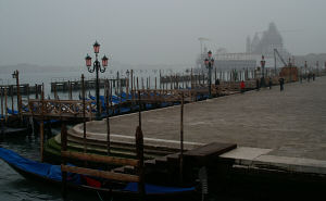 Venice in the fog