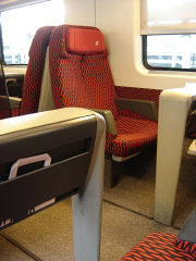 First class on an Italian train