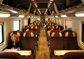 Second class on an Italian train