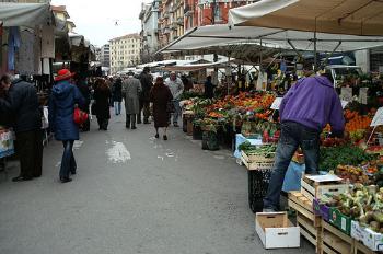 Market day in Italy