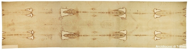The full length of the Shroud