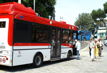 The bus in Sorrento