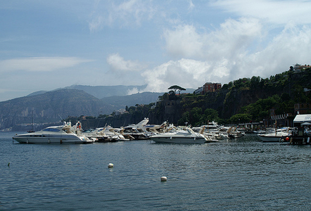 The port at Sorrento