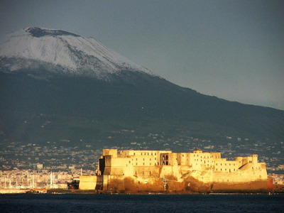 Naples and Vesuvius across the bay