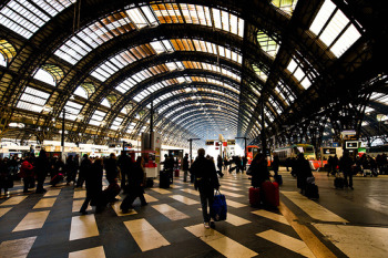 Trains at Milano Centrale