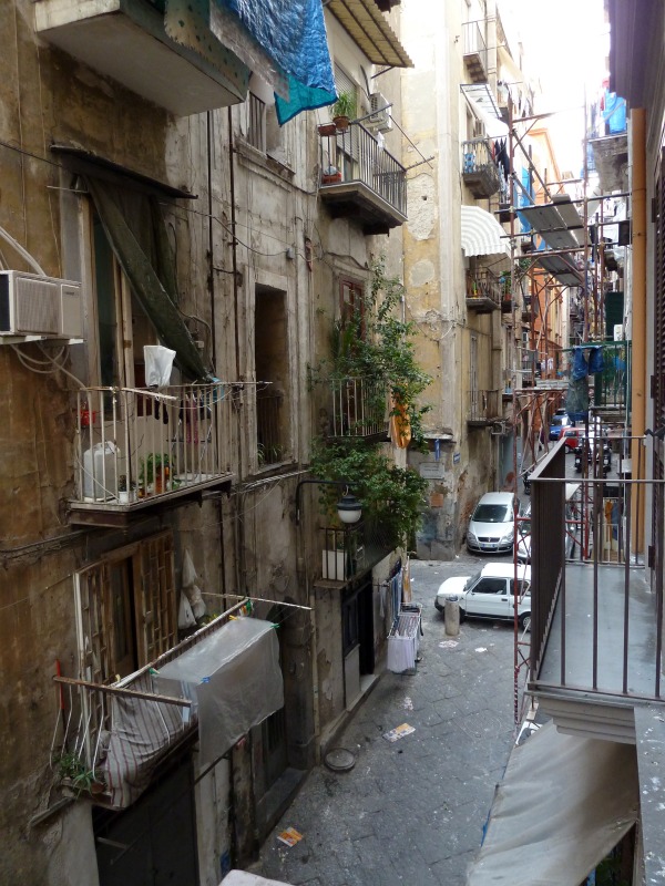 Outside Hotel Il Convento in Naples