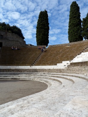 The theater at Pompeii