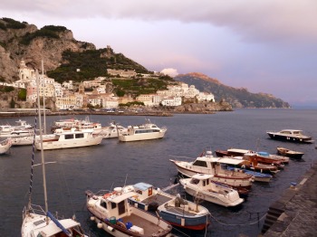 The harbor at Amalfi