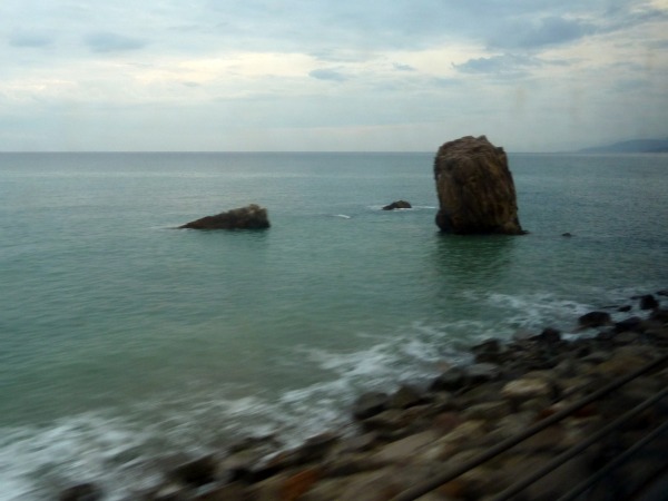 The view from a train window